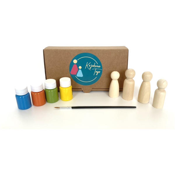 Do-It-Yourself Peg Doll Set