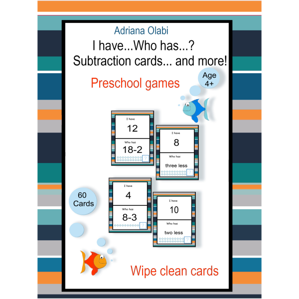 Subtraction Activity Cards (Digital book)